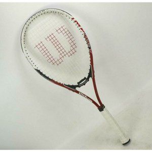Wilson Impact Titanium Tennis Racket Racquet Red Volcanic Grip Size L3 4-3/8
